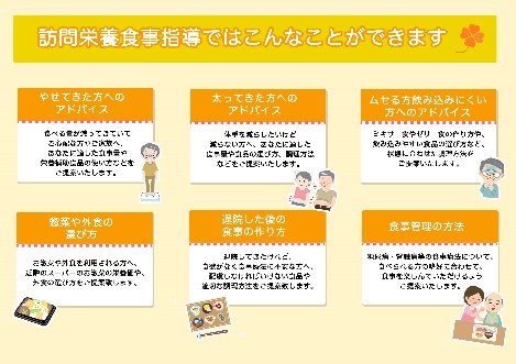 訪問栄養食事指導でできること